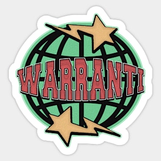 Warranti Sticker